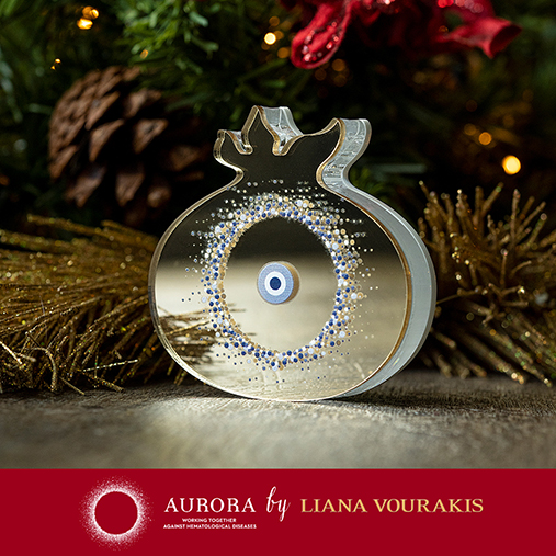 A good luck charm for you and your loved ones, created by Liana Vourakis especially for Aurora.